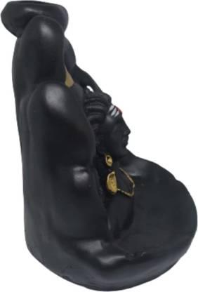 Smoke Fountain Lord Shiva Cone Incense Holder Showpiece with 10 Free Backflow Cones