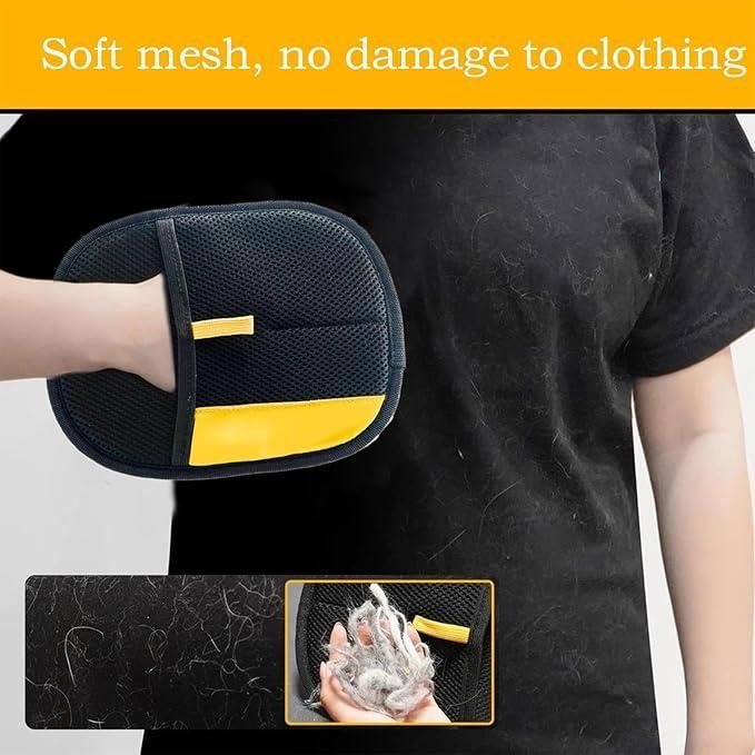 Pet Hair Removal GlovesPet Hair Removal Gloves – Double-Sided Grooming & Shedding Mitt for Cats & Dogs