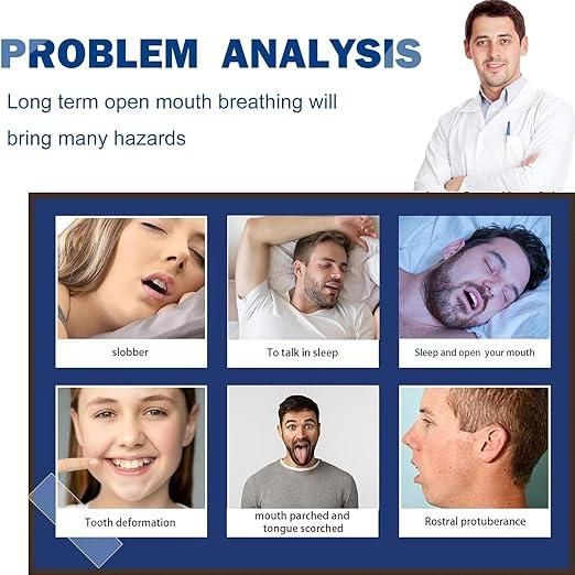 30 Pcs Anti-Snore Mouth Tapes – Premium Sleep Aid Strips