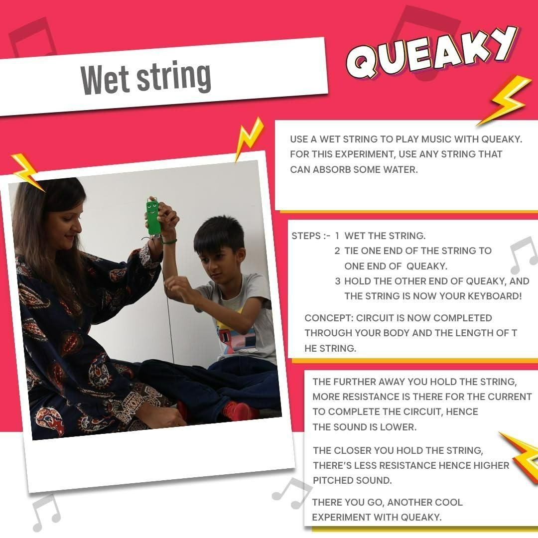 Blix Queaky – Musical Learning & Creative Toy for Kids (Multicolor)