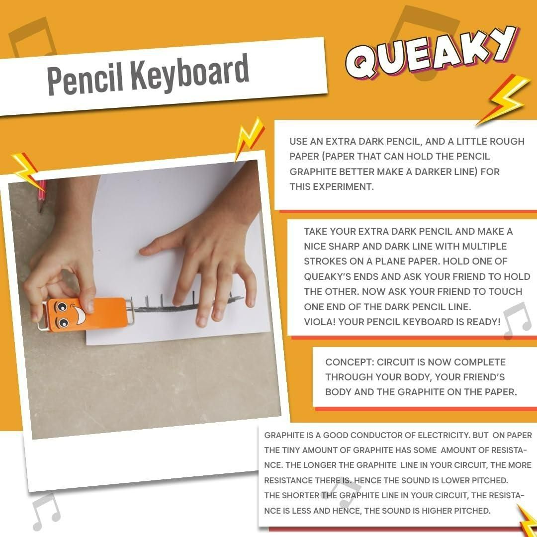 Blix Queaky – Musical Learning & Creative Toy for Kids (Multicolor)