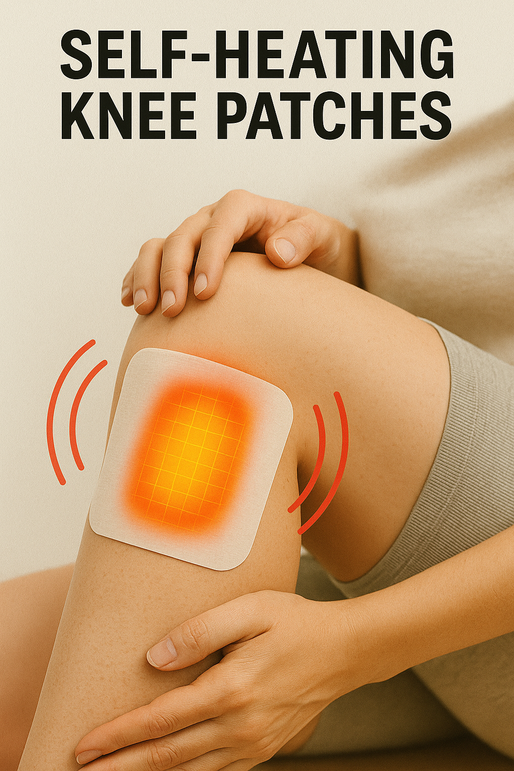 Self-Heating Knee Patches – 20pcs Moxa Pads for Pain & Joint Relief