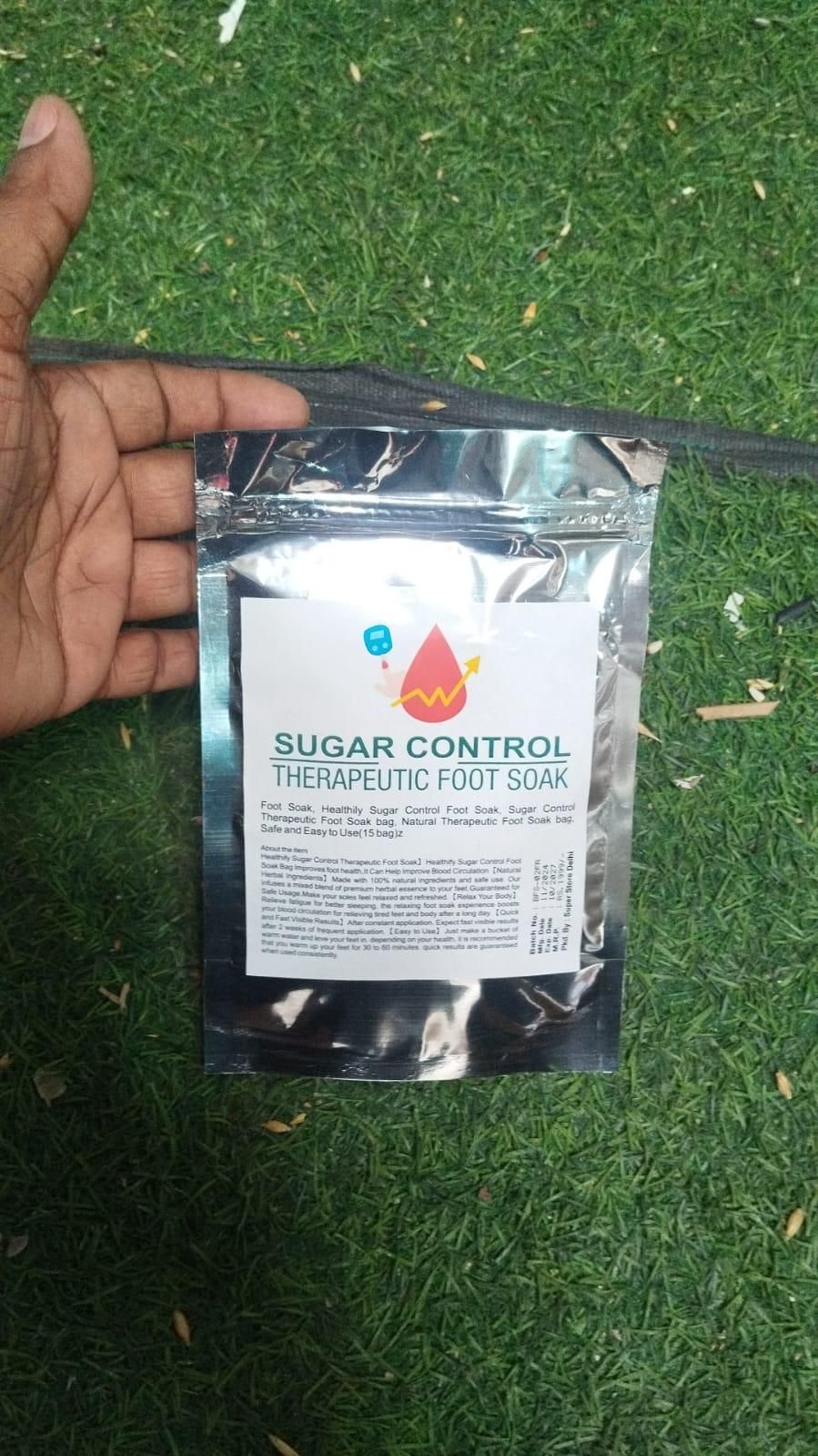 Sugar Control Foot Bath Beads – Herbal Soak for Relaxation & Wellness (Pack of 15)