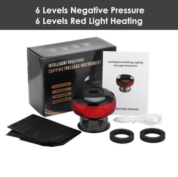 Electric Cupping Therapy Machine – 12-Level Suction & Heat for Pain Relief & Recovery