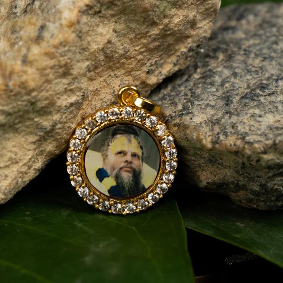 Premanand Maharaj Silver Pendant with Chain – Spiritual Jewelry for Men & Women (Pack of 1)