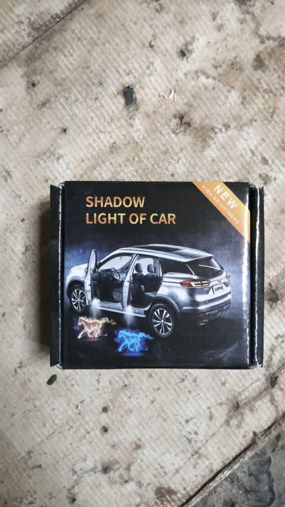 Car LED Door Shadow Light – Multicolor Logo Projection Lamp