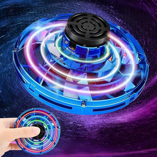 Magic Flying Orb Spinner Toy – Rechargeable LED Hover Ball for Kids (Multicolor)