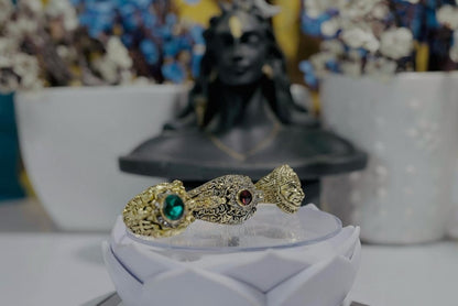 Trinity Divine Rings – Shivji, Ganeshji & Hanumanji Combo (Set of 3 Spiritual Rings)