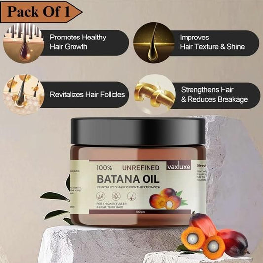 Vaxluxe Batana Oil – Hair Growth & Strengthening Oil