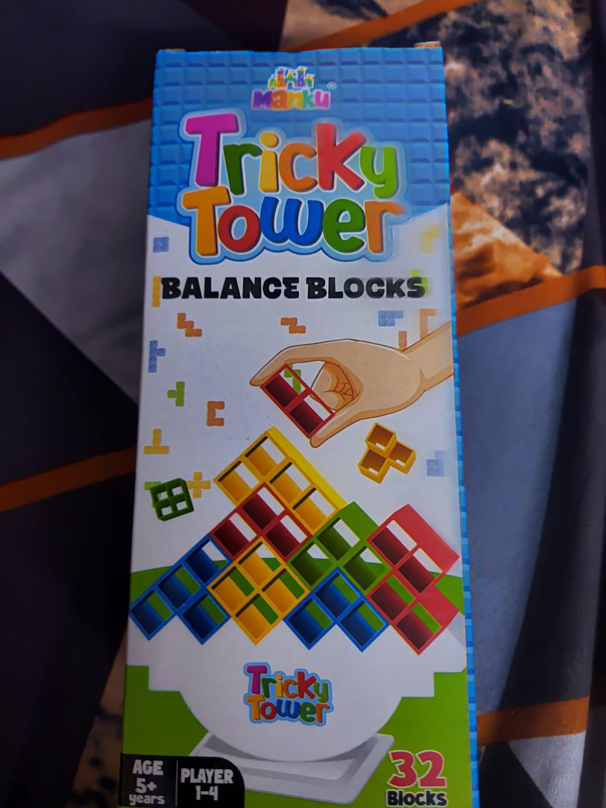 Tetra Tower Wooden Balance Game – Fun & Educational Toy for Kids