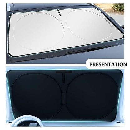 Folding Car Sunshade Cover – UV & Heat Protection Visor