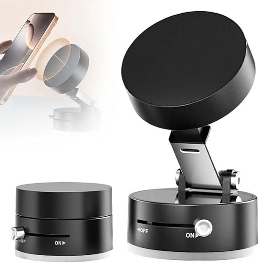 360° Magnetic Phone Holder – Foldable Car & Desk Mount