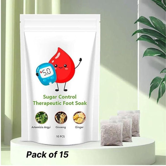 Sugar Control Foot Bath Beads – Herbal Soak for Relaxation & Wellness (Pack of 15)