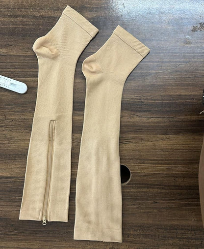 Unisex ZipFit Medical Compression Socks with Zipper (1 Pair)