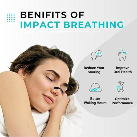 Magnetic Breathing Nasal Strip – Silicone Anti-Snoring & Airflow Enhancer with Pointer & Magnets (Pack of 1)