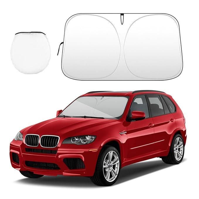 Folding Car Sunshade Cover – UV & Heat Protection Visor