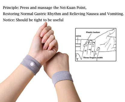Motion Sickness Relief Wristbands Pair of 2Motion Sickness Relief Wristbands (Pair of 2) – Natural Nausea & Travel Discomfort Solution