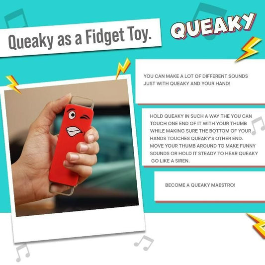 Blix Queaky – Musical Learning & Creative Toy for Kids (Multicolor)