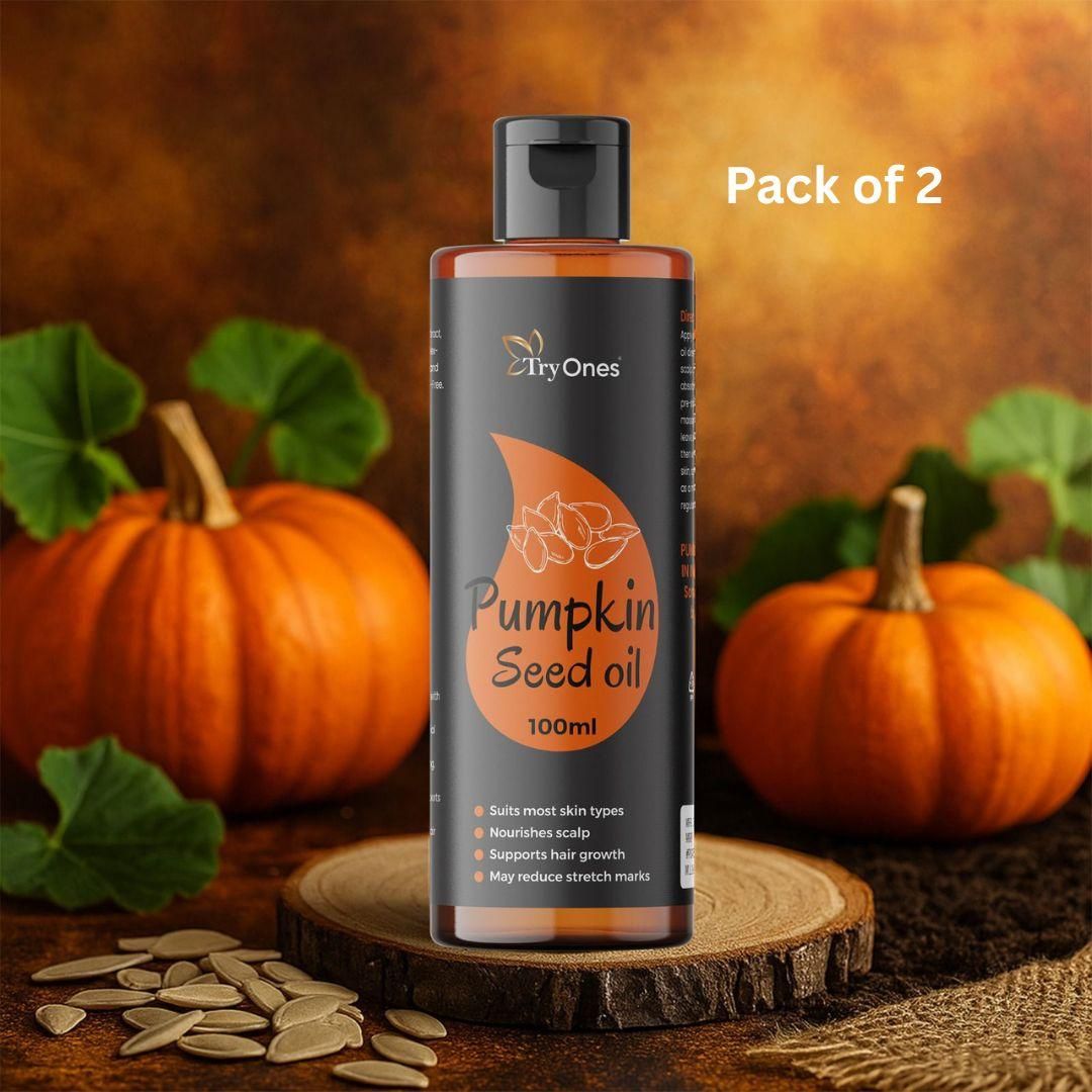 Pumpkin Seed Hair Oil – Strength & Growth Formula - Pack of 2