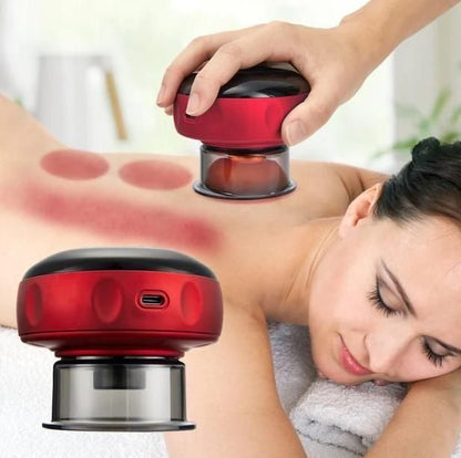 Electric Cupping Therapy Machine – 12-Level Suction & Heat for Pain Relief & Recovery