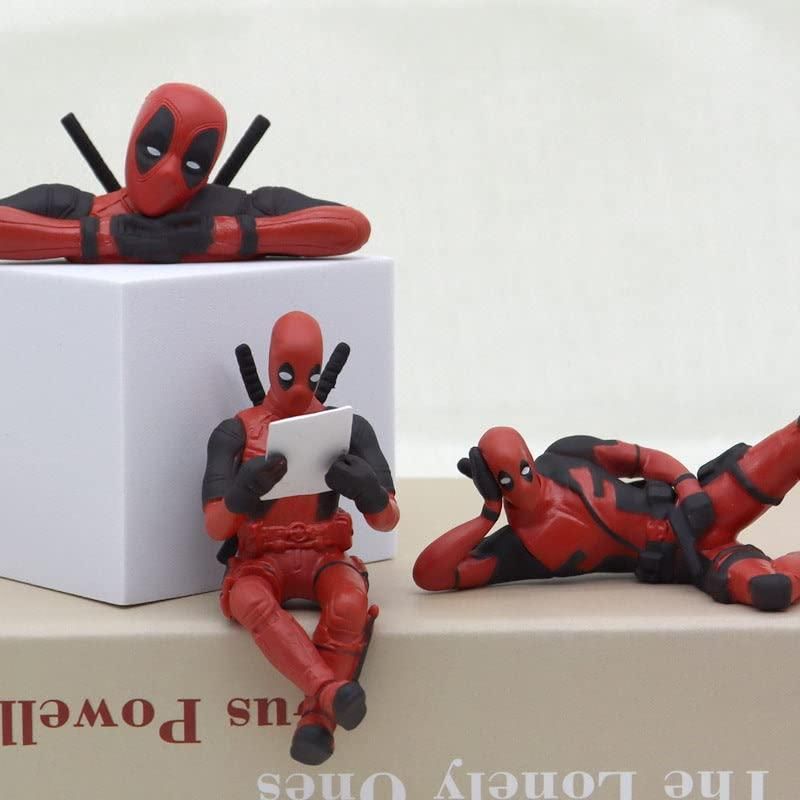 Gifts- Deadpool - Action FiguresDeadpool Action Figure Set – Pack of 3 Collectible Superhero Models