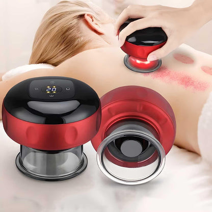 Electric Cupping Therapy Machine – 12-Level Suction & Heat for Pain Relief & Recovery