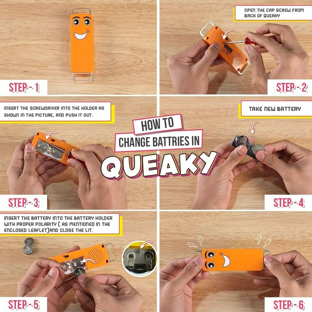 Blix Queaky – Musical Learning & Creative Toy for Kids (Multicolor)