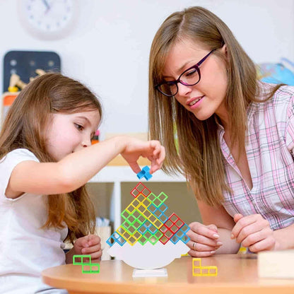 Tetra Tower Wooden Balance Game – Fun & Educational Toy for Kids