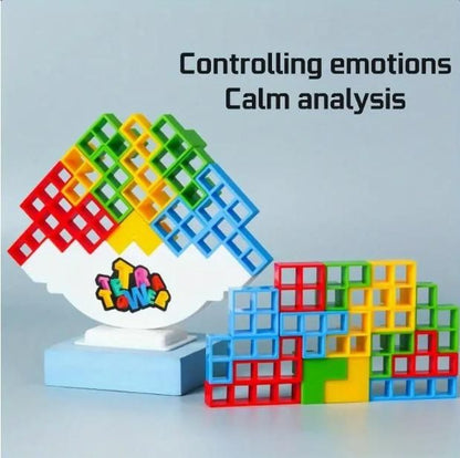 Tetra Tower Wooden Balance Game – Fun & Educational Toy for Kids