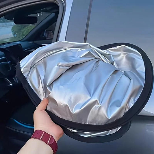Folding Car Sunshade Cover – UV & Heat Protection Visor