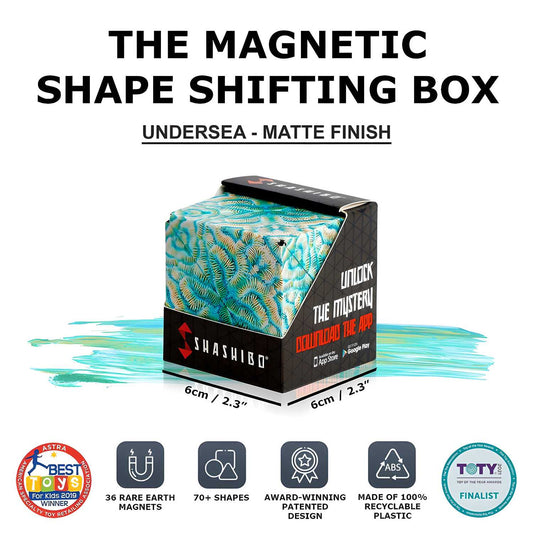 Magnetic Shape Shifting Cube – Transformable Puzzle Toy for Kids & Adults